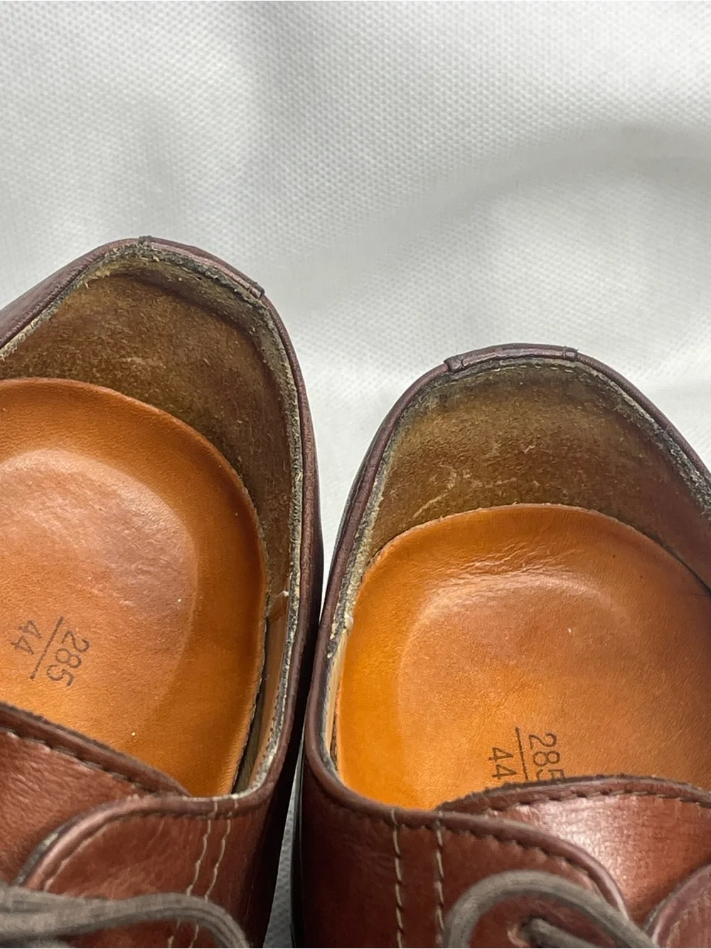 Footprints by Birkenstock Brown Leather Oxfords Size 44 Men Size US 11 / 11.5